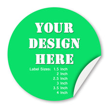 Load image into Gallery viewer, Custom Stickers Personalized Labels, Customized Stickers with Any Image Logo and Text. Custom Stickers for Business Logo Thank You Labels, etc.

